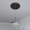 Ekena Millwork Berkshire PVC Ceiling Medallion (Canopies up to 8 3/8"), 19"OD x 3 1/2"ID x 1"P, Metallic Charcoal CMP19BECCH - alternate 9